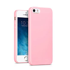 Silicone Candy Rubber Gel Soft Cover for Apple iPhone 5 Pink
