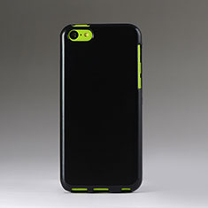 Silicone Candy Rubber Gel Soft Cover for Apple iPhone 5C Black