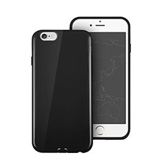 Silicone Candy Rubber Gel Soft Cover for Apple iPhone 6 Black