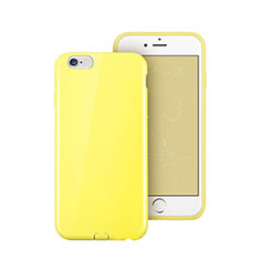 Silicone Candy Rubber Gel Soft Cover for Apple iPhone 6 Plus Yellow