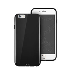 Silicone Candy Rubber Gel Soft Cover for Apple iPhone 6S Black
