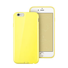 Silicone Candy Rubber Gel Soft Cover for Apple iPhone 6S Plus Yellow