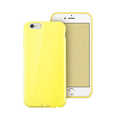 Silicone Candy Rubber Gel Soft Cover for Apple iPhone 6S Yellow
