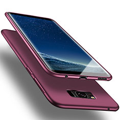 Silicone Candy Rubber Gel Soft Cover for Samsung Galaxy S8 Purple