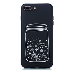 Silicone Candy Rubber Gel Starry Sky Soft Case Cover for Apple iPhone 7 Plus White