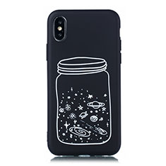 Silicone Candy Rubber Gel Starry Sky Soft Case Cover for Apple iPhone X White