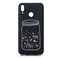 Silicone Candy Rubber Gel Starry Sky Soft Case Cover for Huawei Enjoy 9 Plus White