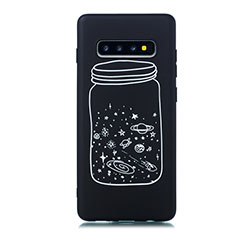 Silicone Candy Rubber Gel Starry Sky Soft Case Cover for Samsung Galaxy S10 Plus White