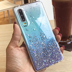 Silicone Candy Rubber Starry Sky Soft Case Cover for Huawei P30 Clear