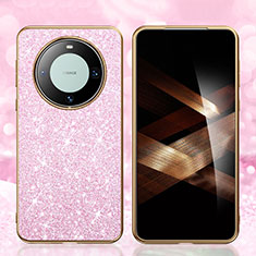 Silicone Candy Rubber TPU Bling-Bling Soft Case Cover GS1 for Huawei Mate 60 Pro+ Plus Rose Gold