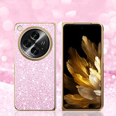Silicone Candy Rubber TPU Bling-Bling Soft Case Cover GS1 for OnePlus Open 5G Rose Gold