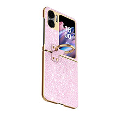 Silicone Candy Rubber TPU Bling-Bling Soft Case Cover GS2 for Oppo Find N2 Flip 5G Rose Gold