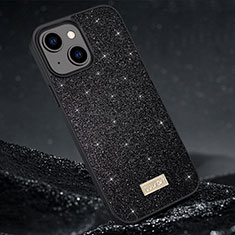 Silicone Candy Rubber TPU Bling-Bling Soft Case Cover LD1 for Apple iPhone 13 Black