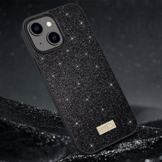 Silicone Candy Rubber TPU Bling-Bling Soft Case Cover LD1 for Apple iPhone 14 Black