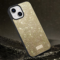 Silicone Candy Rubber TPU Bling-Bling Soft Case Cover LD1 for Apple iPhone 14 Gold