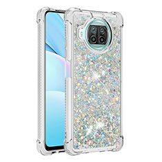 Silicone Candy Rubber TPU Bling-Bling Soft Case Cover S01 for Xiaomi Mi 10T Lite 5G Silver