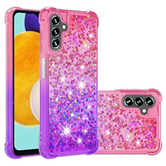 Silicone Candy Rubber TPU Bling-Bling Soft Case Cover S02 for Samsung Galaxy A04s Hot Pink