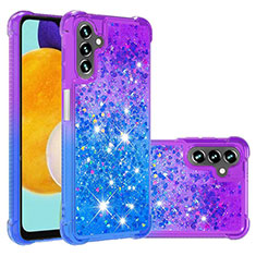 Silicone Candy Rubber TPU Bling-Bling Soft Case Cover S02 for Samsung Galaxy A04s Purple
