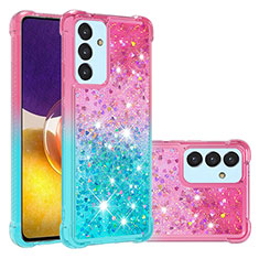 Silicone Candy Rubber TPU Bling-Bling Soft Case Cover S02 for Samsung Galaxy A05s Pink