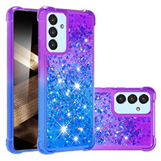Silicone Candy Rubber TPU Bling-Bling Soft Case Cover S02 for Samsung Galaxy A15 5G Purple