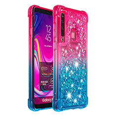 Silicone Candy Rubber TPU Bling-Bling Soft Case Cover S02 for Samsung Galaxy A9s Pink