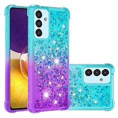 Silicone Candy Rubber TPU Bling-Bling Soft Case Cover S02 for Samsung Galaxy M14 5G Sky Blue