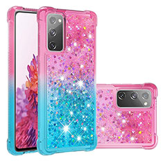 Silicone Candy Rubber TPU Bling-Bling Soft Case Cover S02 for Samsung Galaxy S20 FE 4G Pink