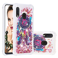 Silicone Candy Rubber TPU Bling-Bling Soft Case Cover S03 for Samsung Galaxy A20e Mixed