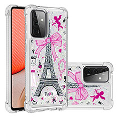 Silicone Candy Rubber TPU Bling-Bling Soft Case Cover S03 for Samsung Galaxy A72 5G Mixed