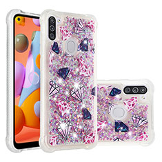 Silicone Candy Rubber TPU Bling-Bling Soft Case Cover S04 for Samsung Galaxy M11 Mixed