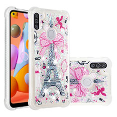 Silicone Candy Rubber TPU Bling-Bling Soft Case Cover S04 for Samsung Galaxy M11 Pink
