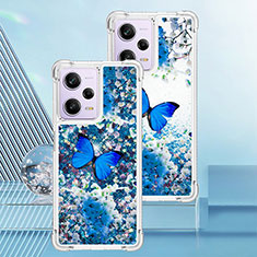 Silicone Candy Rubber TPU Bling-Bling Soft Case Cover YB1 for Xiaomi Redmi Note 12 Pro 5G Blue
