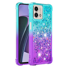 Silicone Candy Rubber TPU Bling-Bling Soft Case Cover YB2 for Motorola Moto G Stylus (2023) 4G Sky Blue