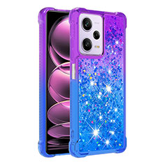 Silicone Candy Rubber TPU Bling-Bling Soft Case Cover YB2 for Xiaomi Redmi Note 12 Pro 5G Purple