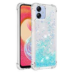 Silicone Candy Rubber TPU Bling-Bling Soft Case Cover YB3 for Samsung Galaxy M04 Sky Blue