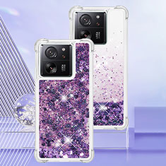Silicone Candy Rubber TPU Bling-Bling Soft Case Cover YB3 for Xiaomi Mi 13T Pro 5G Purple