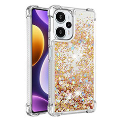 Silicone Candy Rubber TPU Bling-Bling Soft Case Cover YB3 for Xiaomi Poco F5 5G Gold