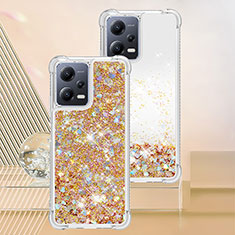 Silicone Candy Rubber TPU Bling-Bling Soft Case Cover YB3 for Xiaomi Redmi Note 12 Pro 5G Gold