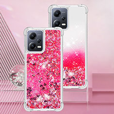 Silicone Candy Rubber TPU Bling-Bling Soft Case Cover YB3 for Xiaomi Redmi Note 12 Pro 5G Hot Pink