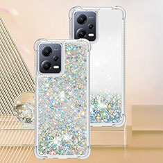 Silicone Candy Rubber TPU Bling-Bling Soft Case Cover YB3 for Xiaomi Redmi Note 12 Pro 5G Mint Blue