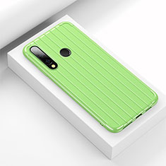 Silicone Candy Rubber TPU Line Soft Case Cover C01 for Huawei Honor 20i Green