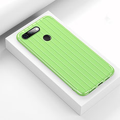Silicone Candy Rubber TPU Line Soft Case Cover C01 for Huawei Honor View 20 Green