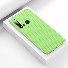 Silicone Candy Rubber TPU Line Soft Case Cover C01 for Huawei Nova 5i Green