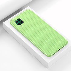 Silicone Candy Rubber TPU Line Soft Case Cover C01 for Huawei P40 Lite Green