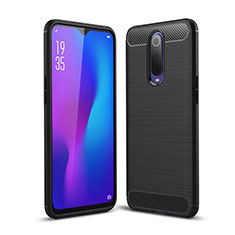 Silicone Candy Rubber TPU Line Soft Case Cover C01 for Oppo R17 Pro Black