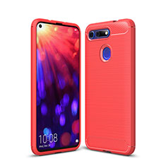 Silicone Candy Rubber TPU Line Soft Case Cover C02 for Huawei Honor View 20 Red
