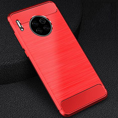 Silicone Candy Rubber TPU Line Soft Case Cover C02 for Huawei Mate 30 5G Red