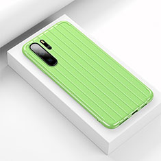Silicone Candy Rubber TPU Line Soft Case Cover C02 for Huawei P30 Pro Green
