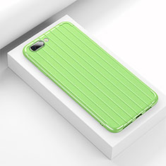 Silicone Candy Rubber TPU Line Soft Case Cover C02 for Oppo R15X Green