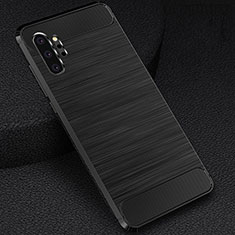 Silicone Candy Rubber TPU Line Soft Case Cover C02 for Samsung Galaxy Note 10 Plus 5G Black